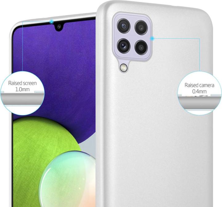 Immagine prodotto Cadorabo Manicotto metallico opaco in TPU (Samsung Galaxy M22, Samsung Galaxy A22, Samsung Galaxy A32)