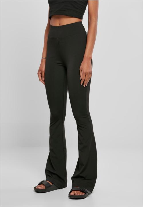 Actual product image Urban Classics Ladies Recycled High Waist Flared Leggings - 17082 (S)