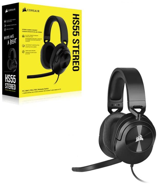 Produktbild Corsair HS55 Stereo Carbon (Kabelgebunden)