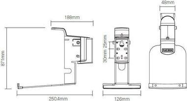 Immagine prodotto Flexson Supporto a parete per Sonos Five/Play:5 (1 pz., Installazione a parete, Inclinabile, Rotante)