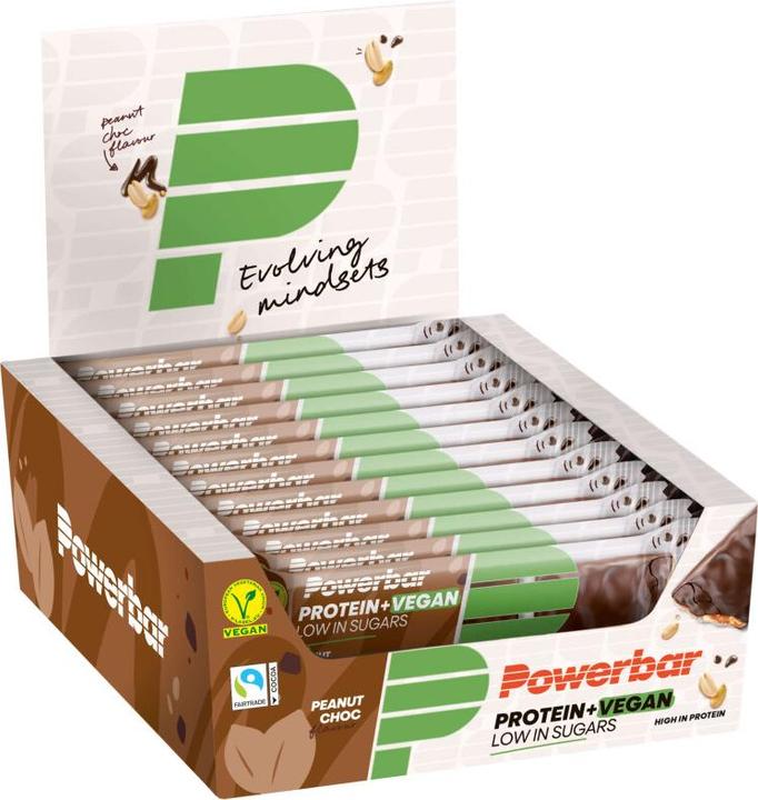 Actual product image Powerbar Protein Plus Low Sugar Vegan (Groundnut, Chocolate, 1 pcs., 504 g)