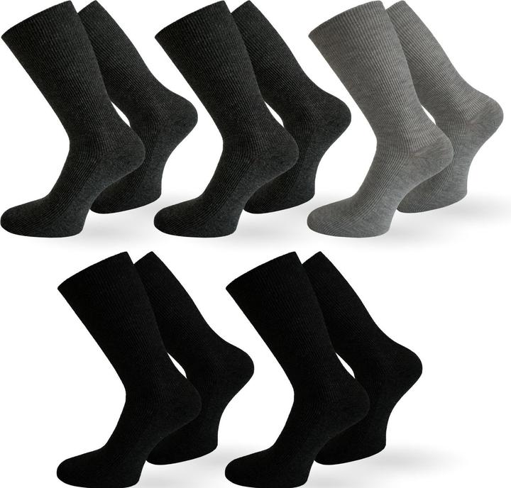 Produktbild Normani 10 Paar Gesundheitssocken mit hohem Baumwollanteil (10er Pack, 43 - 46)
