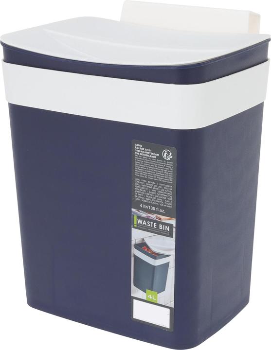 Actual product image Mojawo Waste bin to hang on kitchen doors incl. hook W25xD19xH23cm (4 l)