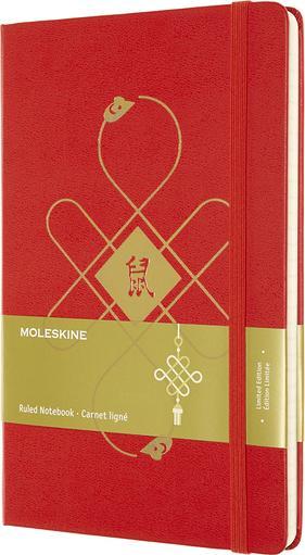 Produktbild Moleskine Notizbuch - Chinesisches Neujahr/ Jahr der Ratte Large/A5, Liniert, Fester Einband, Rat... (A5)