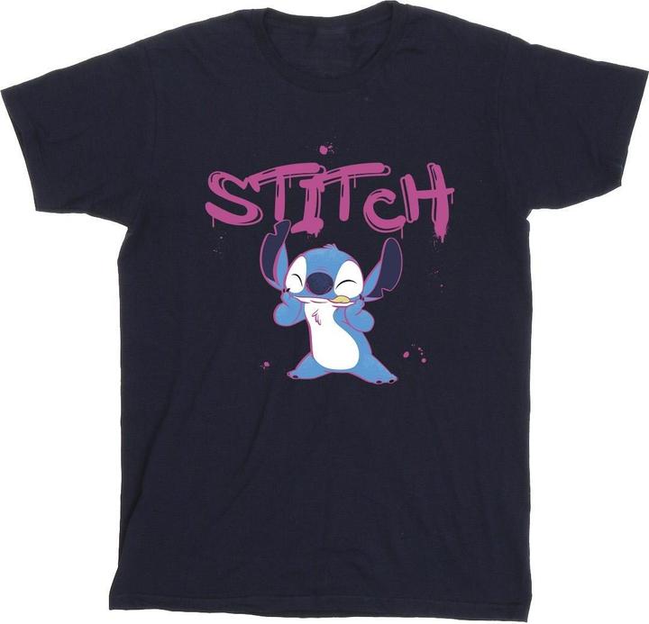 Immagine prodotto Disney Lilo And Stitch Graffiti Maglietta Ragazze (128)