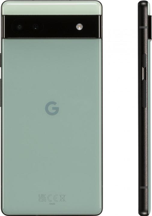 Actual product image Google Pixel 6a (128 GB, Say Green, 6.10", SIM + eSIM, 12.20 Mpx, 5G)
