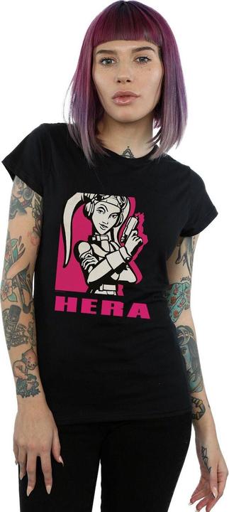 Actual product image Star Wars Womens/Ladies Rebels Hera Cotton T-Shirt (L)