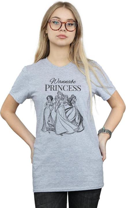 Image du produit Disney Princess - T-shirt WANNABE PRINCESS - Femme (L)
