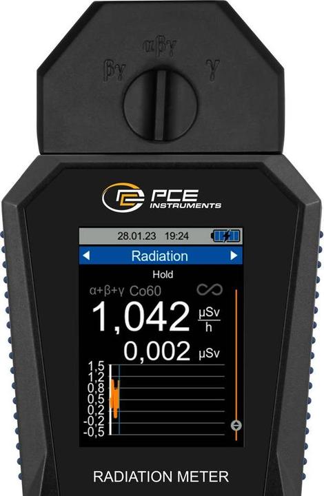 Produktbild PCE Instruments PCE-RAM 100 Geigerzähler Strahlung: Gamma, Alpha, Beta akustisch