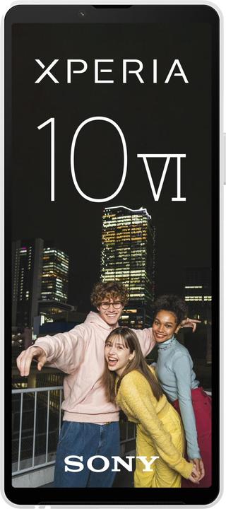 Produktbild Sony Xperia 10 VI (128 GB, White, 6.10", SIM + eSIM, 48 Mpx, 5G)