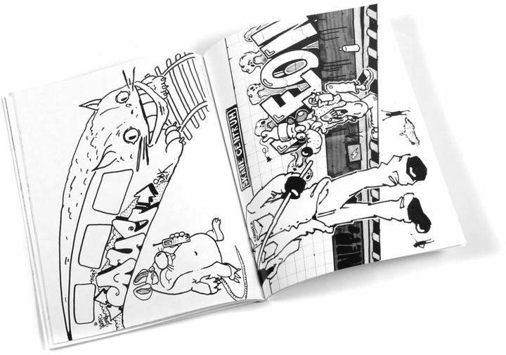 Actual product image Graffiti Coloring Book (English, Document Press, 2008)