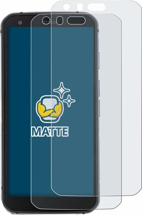 Actual product image BROTECT Anti-glare screen protector matt (2 Piece, Cat S62 Pro)