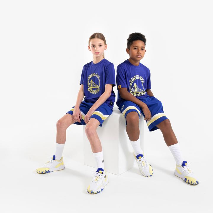 Produktbild Tarmak Kinder Basketball Schuhe niedrig NBA Warriors - Fast 900 Low-1 weiss