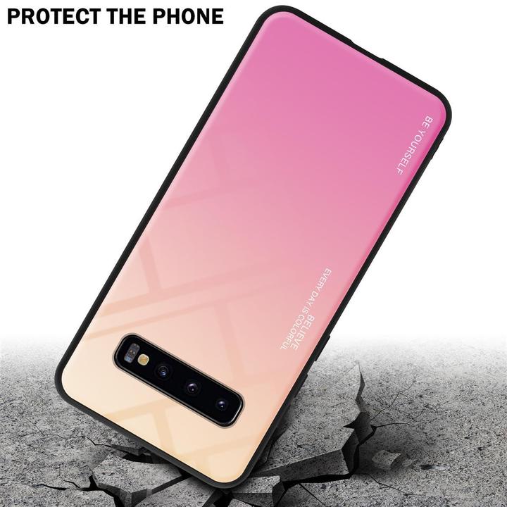 Actual product image Cadorabo TPU 2 colors glass cover (Samsung Galaxy S10+)