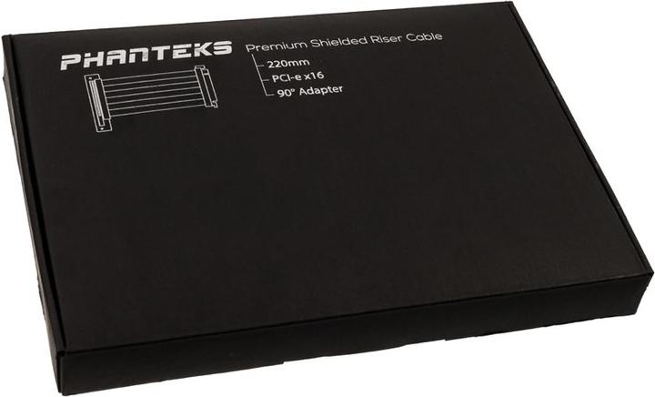 Produktbild Phanteks PCIe x16 Riser Flachband-Kabel, 90 Grad