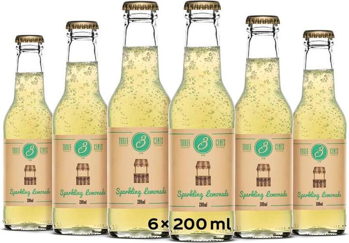 Produktbild Three Cents Sparkling Lemonade (6 x 20 cl)