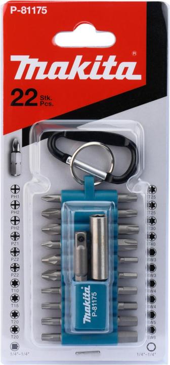 Produktbild Makita DHP 482 Z Akku Schlagbohrschrauber 18 V 62 Nm + 22 tlg. Bit Set - ohne Akku, ohne Ladegerät (Akkubetrieb)