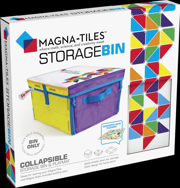 Magna-Tiles Storage box & interactive play mat