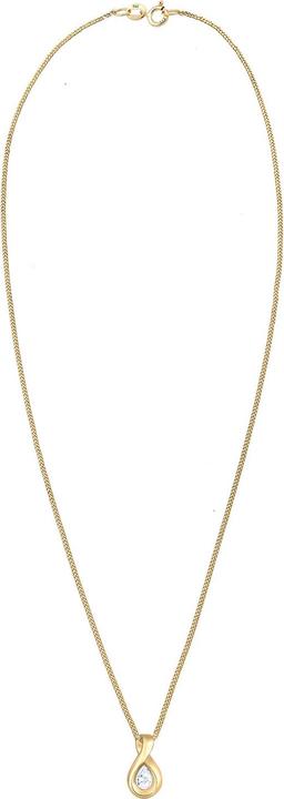 Produktbild Elli PREMIUM Halskette Infinity Zirkonia Unendlichkeit 585 Gelbgold (585 Gelbgold, Zirkonia, 45 cm)