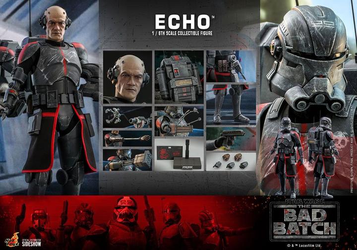 Actual product image Hot Toys Star Wars - The Bad Batch "Echo" 1/6 action figure