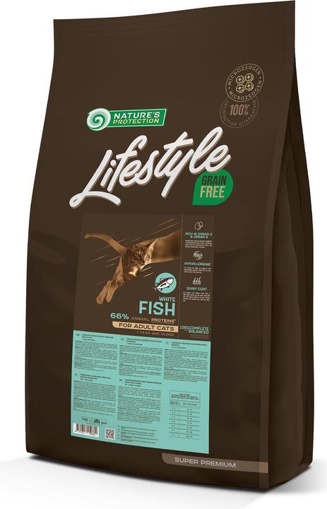 Image du produit Natures Protection Grain Free with White Fish, 7 kg (Adulte, 1 pcs, 7000 g)