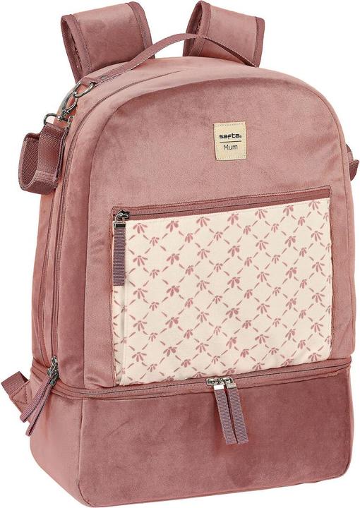 Safta Baby-Zubehör-Rucksack Marsala Rosa (30 x 43 x 15 cm)