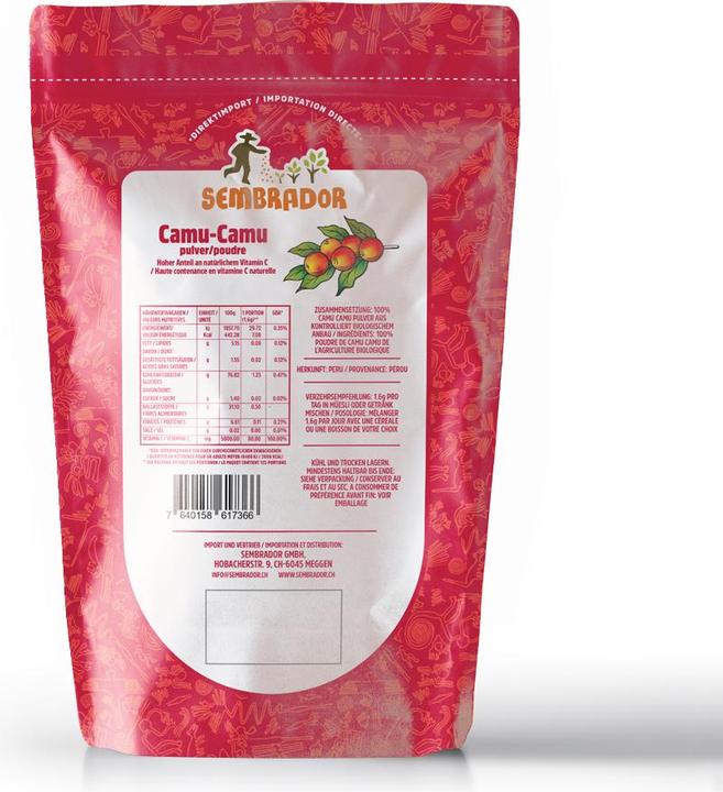 Actual product image Sembrador Camu Camu Powder Fairtrade Organic (1 Piece, Powder, 214 g)