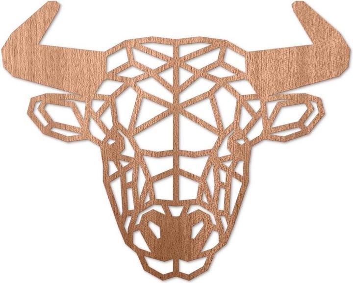 Image du produit Trenddeko Taureau en origami (40 x 31 cm)