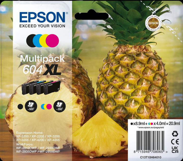 Actual product image Epson 604XL Multipack (M, FC, Y, C)