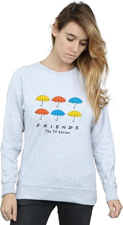 Actual product image Friends Womens/Ladies Coloured Umbrellas Sweatshirt (XXL)