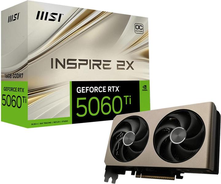 Produktbild MSI GeForce RTX™ 5060 Ti 16G INSPIRE 2X OC (16 GB)