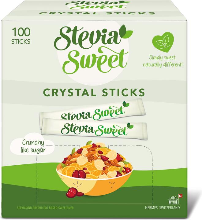 Stevia Sweet Crystal Sticks 100 Stk. à 1.5 g (202 g)
