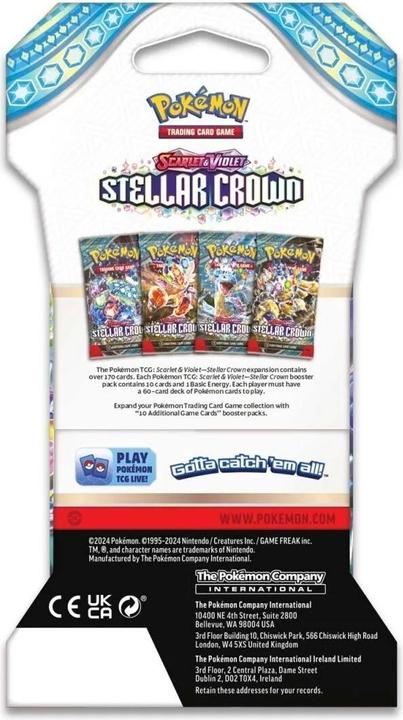 Productafbeelding Pokémon Stellar Crown (Engels, Booster Pack)