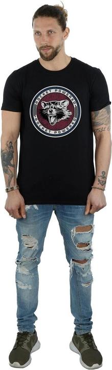 Image du produit - T-shirt GUARDIANS OF THE GALAXY ROCKET POWERED - Homme (S)