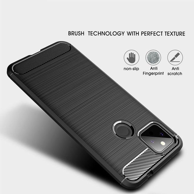 Produktbild MU Style Carbon Fiber TPU Softcase Series (Google Pixel 5a)