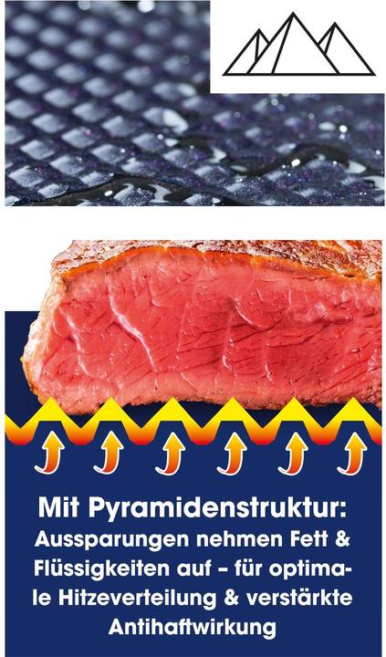 Produktbild Bratmaxx Aluminium Pfanne 28 cm (28 cm, Bratpfanne, Aluminium, Edelstahl)