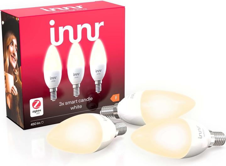 Innr Smart Candle RB 245-3 white (zigbee 3.0) 3-pack (E14, 5 W, 470 lm, 3 x, F)