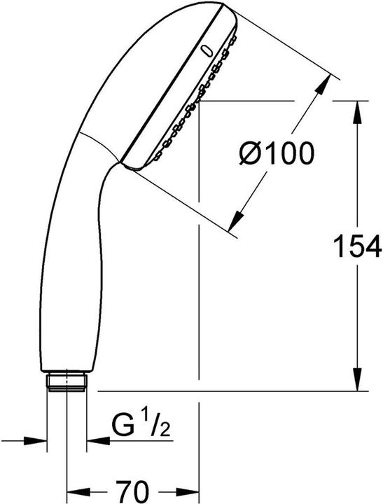 Immagine prodotto Grohe Vitalio Start 100 (1 Tipi di raggi)