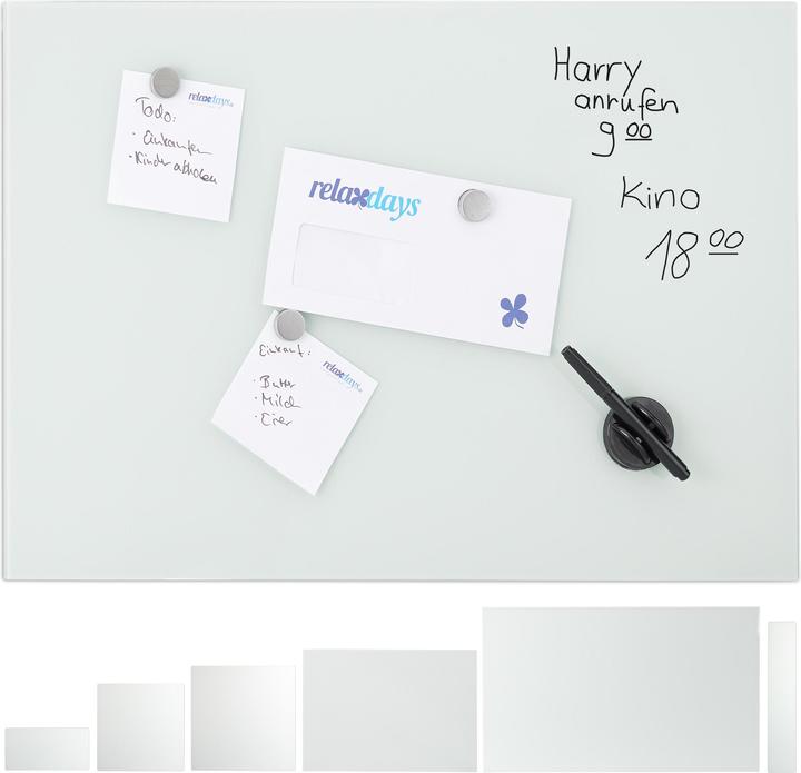 Image du produit Relaxdays Tableau mémo magnétique (80 x 0.4 x 50 cm)