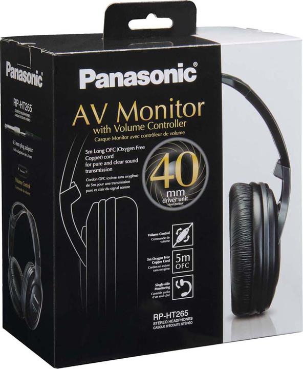 Actual product image Panasonic Rp-Ht265e (No noise cancelling, Cable)