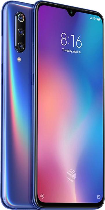 Xiaomi Mi 9 (64 GB, Ocean Blue, 6.39", Dual SIM, 48 Mpx, 4G)
