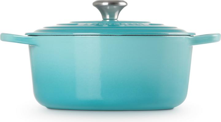 Actual product image Le Creuset Signature roaster round caribbean 26cm (26 cm, Casserole + Stewpot, Cast iron)