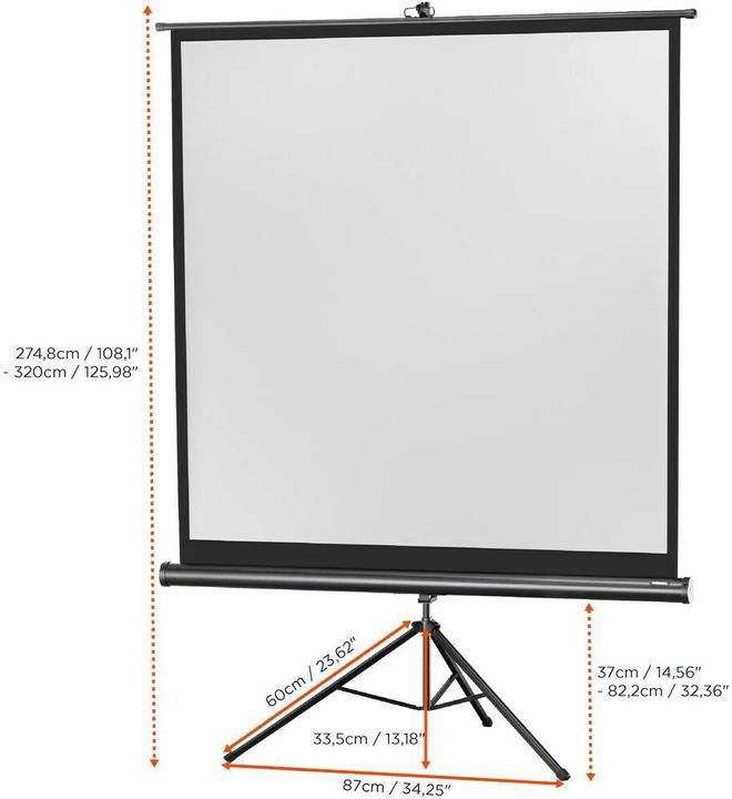 Immagine prodotto Celexon Treppiede Eco, schermo, 1:1 (86.22", 1:1)
