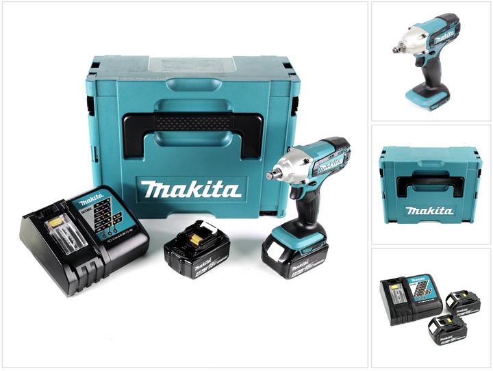 Immagine prodotto Makita DTW 190 RMJ Avvitatore ad impulsi a batteria 18V in valigetta Makpac + 2x Batterie BL 1840 4 (Batteria ricaricabile)
