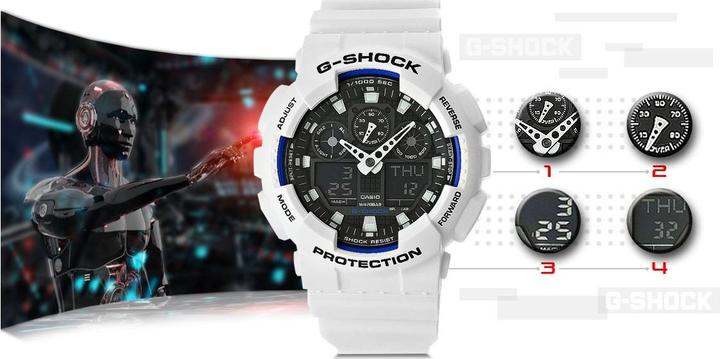 Produktbild Casio Ga-100b-7aer (Chronograph, Digitaluhr, 51 mm)