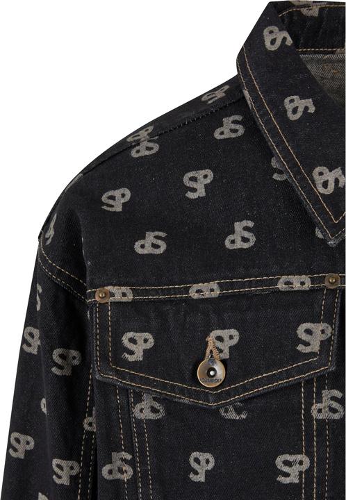 Actual product image Southpole Bleached AOP Denim Jacket - 176105 (XXL)