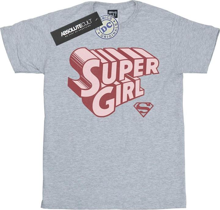 Supergirl Retro Logo TShirt Mädchen