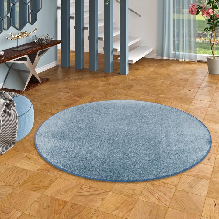 Produktbild Snapstyle Hochflor Velours Teppich Luna Rund (133 x 133 cm)