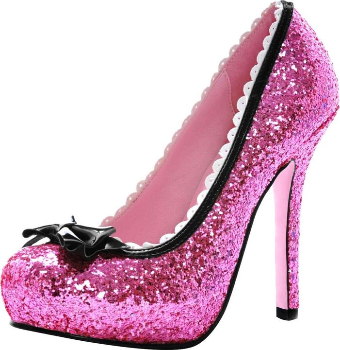 Actual product image Leg Avenue Glitzer High Heels pink