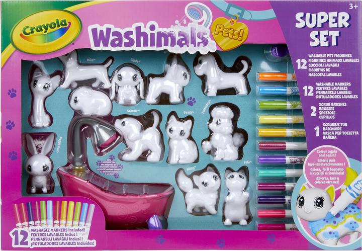 Produktbild Crayola Washimals - Deluxe Play Set